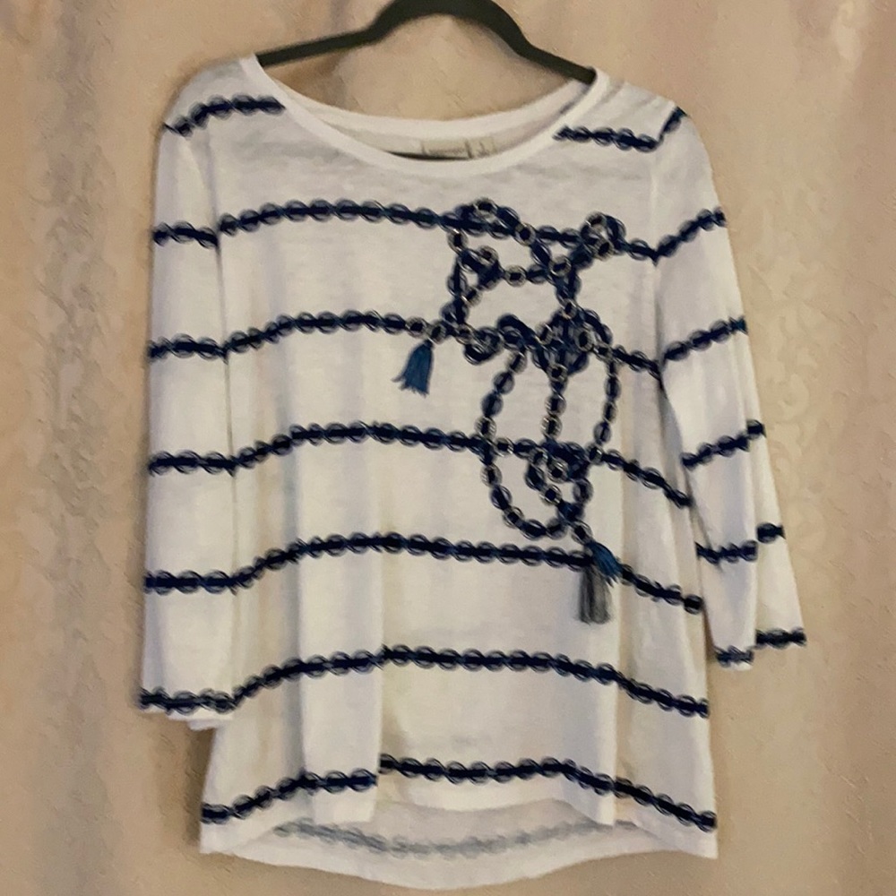 Zenergy top nautical w/3D touch size 1 $14